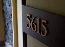 house number